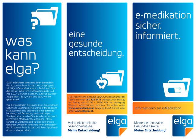 ELGA Titelbild Folder e-medikation