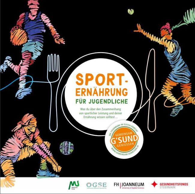 Titelseite der Broschüre Sporternährung für Jugendliche