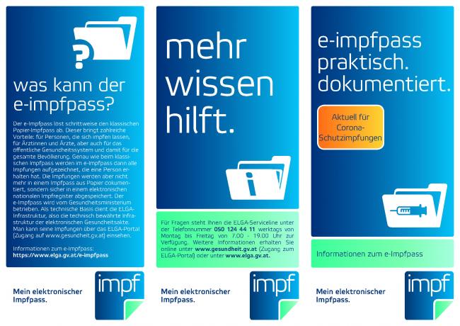 ELGA Titelbild Folder e-impfpass