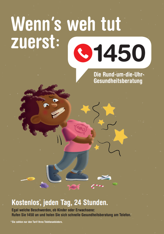 Folder 1450 Kind mit Bauchweh