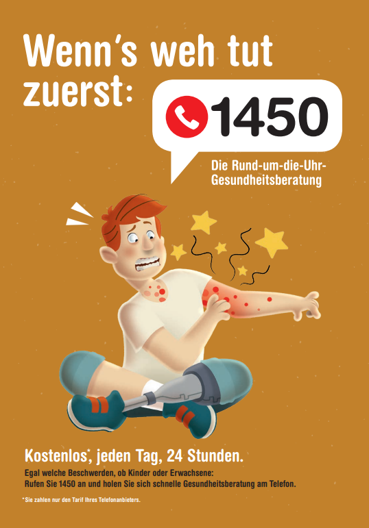 Folder 1450 Mann hat Ausschlag