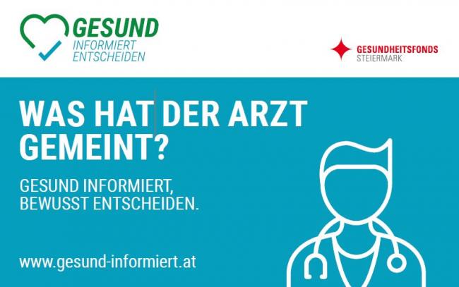 Infobanner Was hat der Arzt gemeint