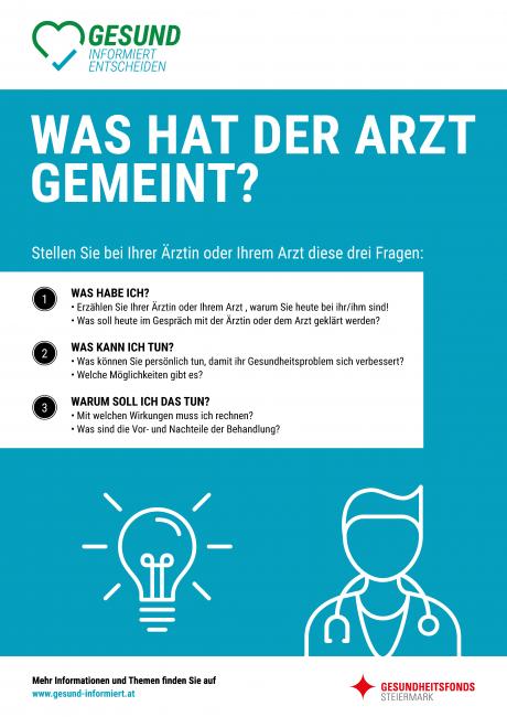 Nachfragen, was der Arzt gemeint hat