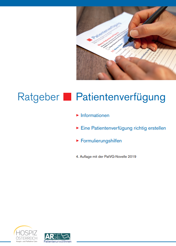 Ratgeber Patientenverfügung