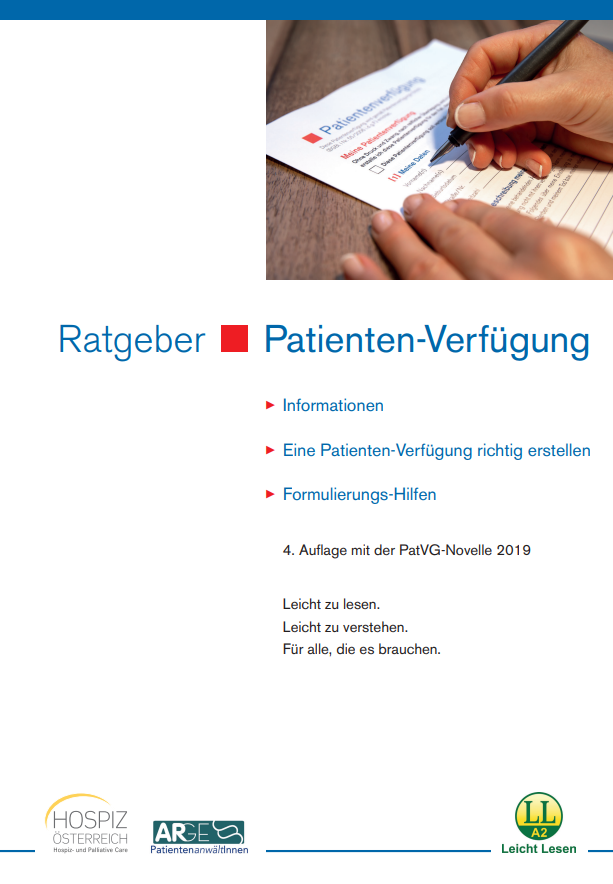 Ratgeber Patientenverfügung