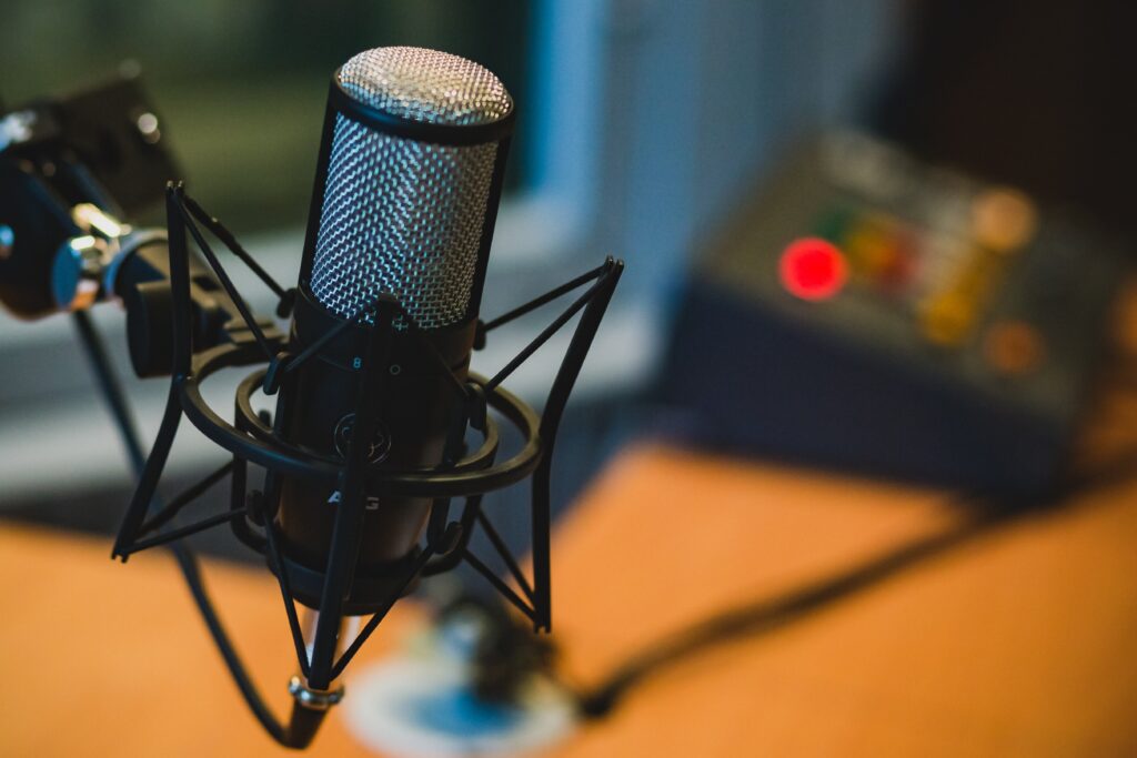 Mikrophon im Tonstudio